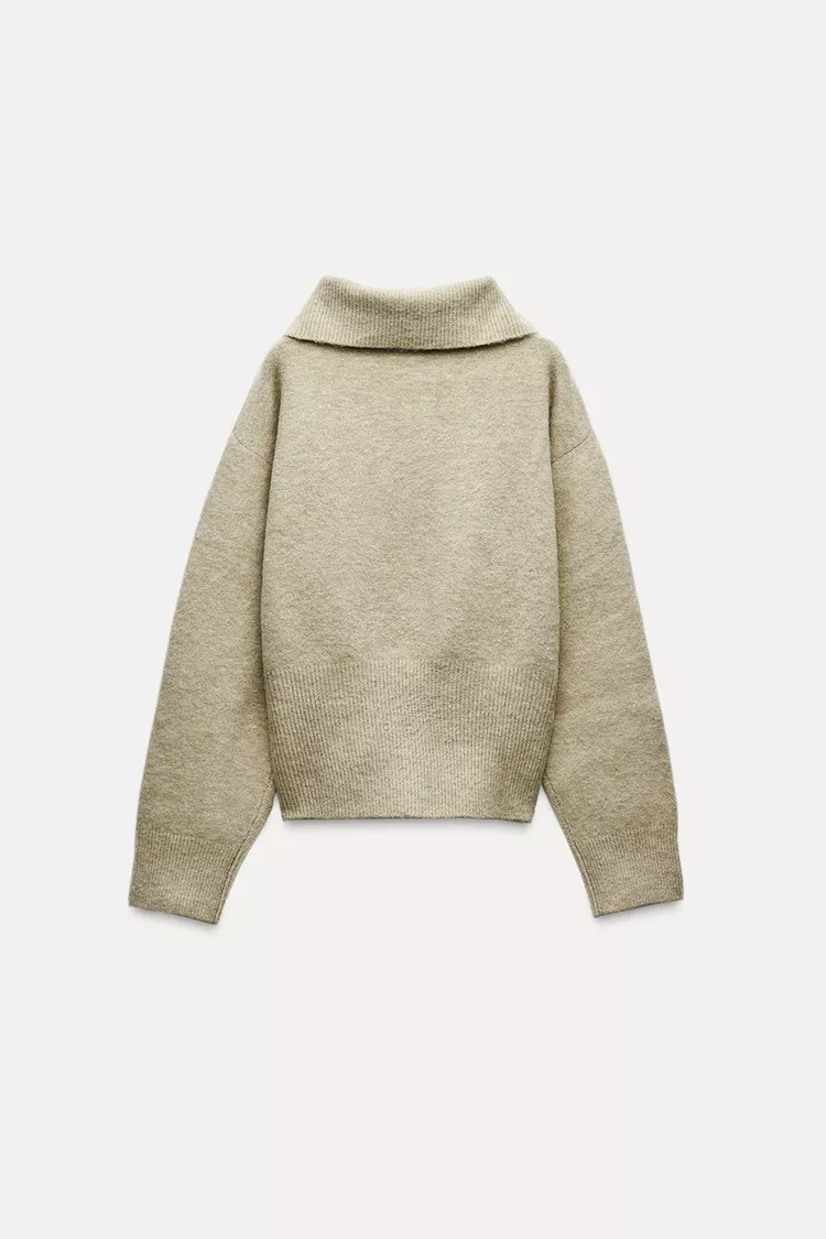 Elysia™ Polo Collar Knit Sweater