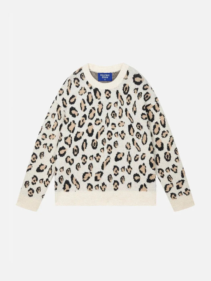 Briana Leopard Print Sweater