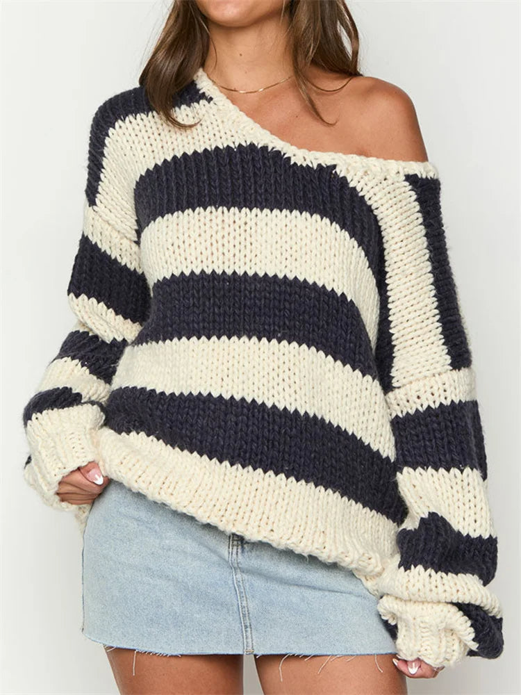 Off-Shoulder Sweater